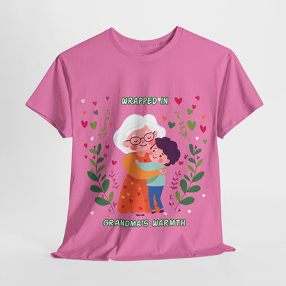Grandma's Love Heavy Cotton Tee - Heartfelt Family Connection T-Shirt