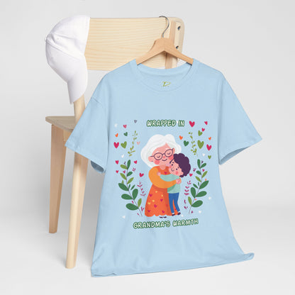Grandma's Love Heavy Cotton Tee - Heartfelt Family Connection T-Shirt