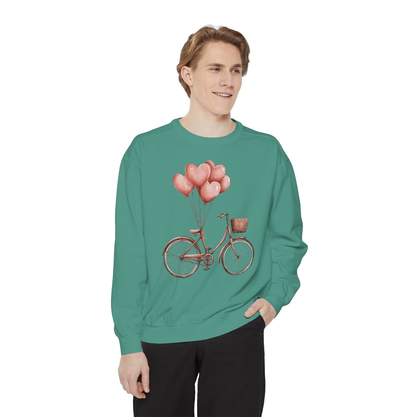 Vintage Bike Dreams: Unisex Garment-Dyed Sweatshirt