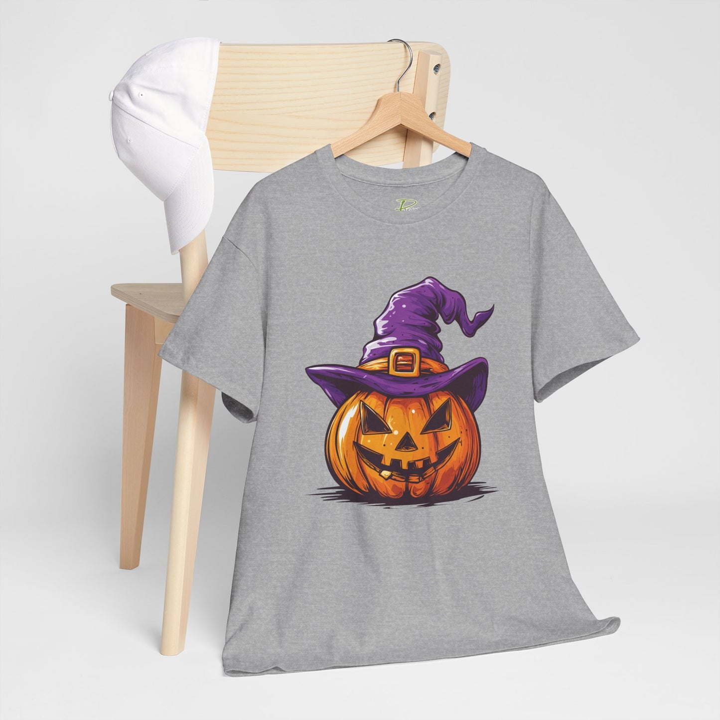Pumpkin T-shirt - Halloween Tee - Unisex Heavy Cotton Tee - Spooky t-shirt