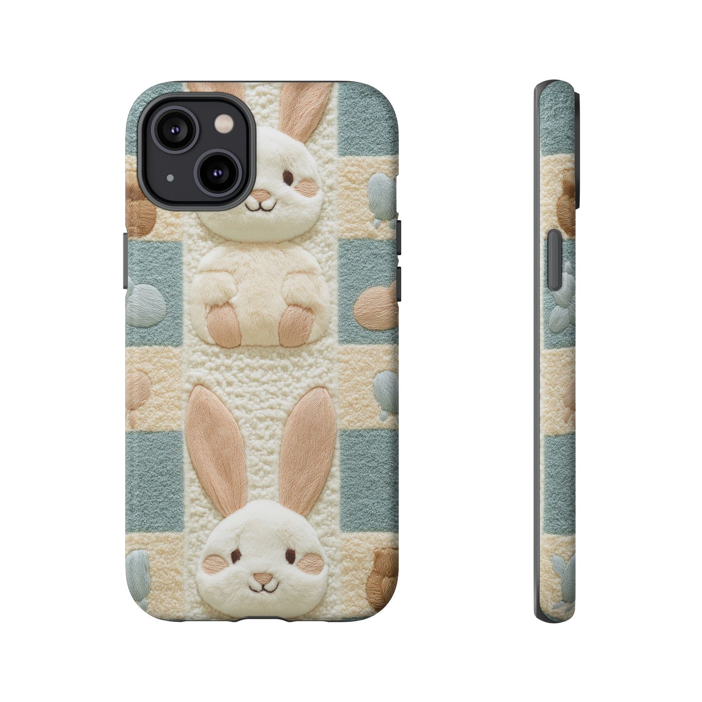 Adorable Rabbits Phone Case – Cute & Durable Protection - iPhone, Samsung, and Google case