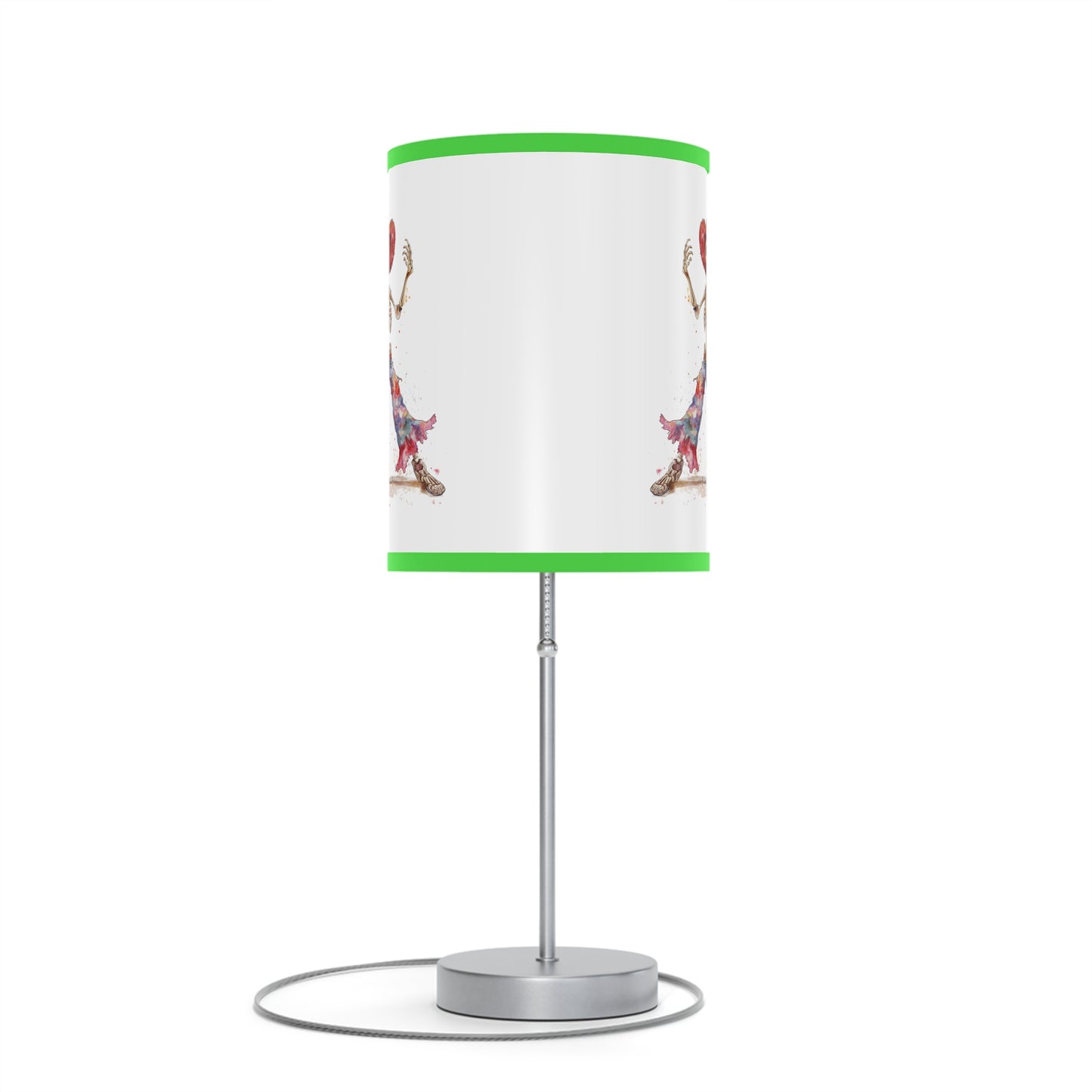 Lamp on a Stand, US|CA plug - Watercolor Skeleton Lamp - Table Lamps
