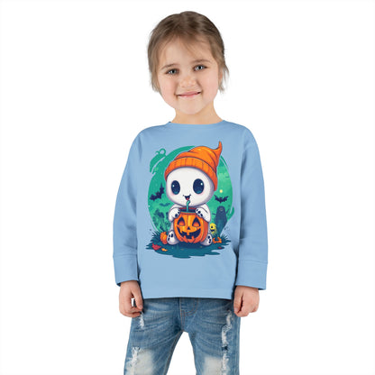 Toddler Long Sleeve Tee - Cute Halloween Design - Soft & Cozy Toddler Shirt
