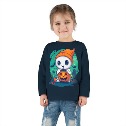 Toddler Long Sleeve Tee - Cute Halloween Design - Soft & Cozy Toddler Shirt