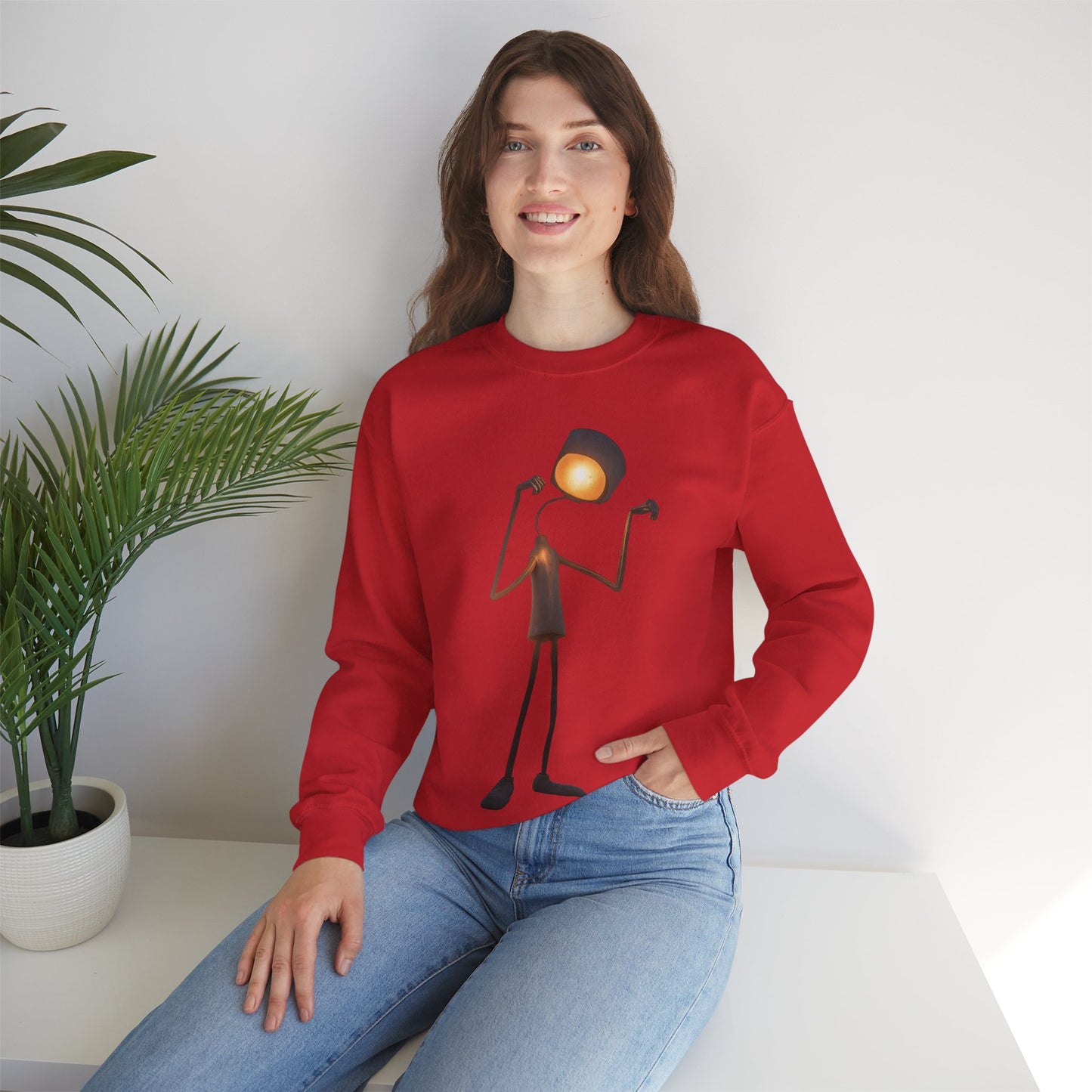 Victory Lamp Crewneck Sweatshirt - Unisex Heavy Blend™ Crewneck Sweatshirt