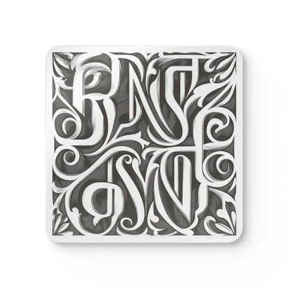Elegant Corkwood Coaster Set | Decorative Drink Coasters with Intricate Design