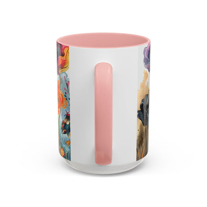 Accent Watercolor Coffee Mug, (11, 15oz)