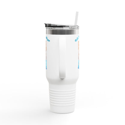 Cute Owl Insulated Travel Mug - 40oz, Perfect for Coffee Lovers