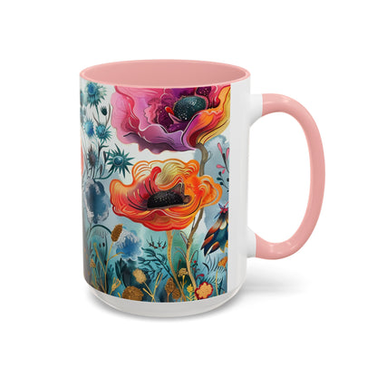 Accent Watercolor Coffee Mug, (11, 15oz)
