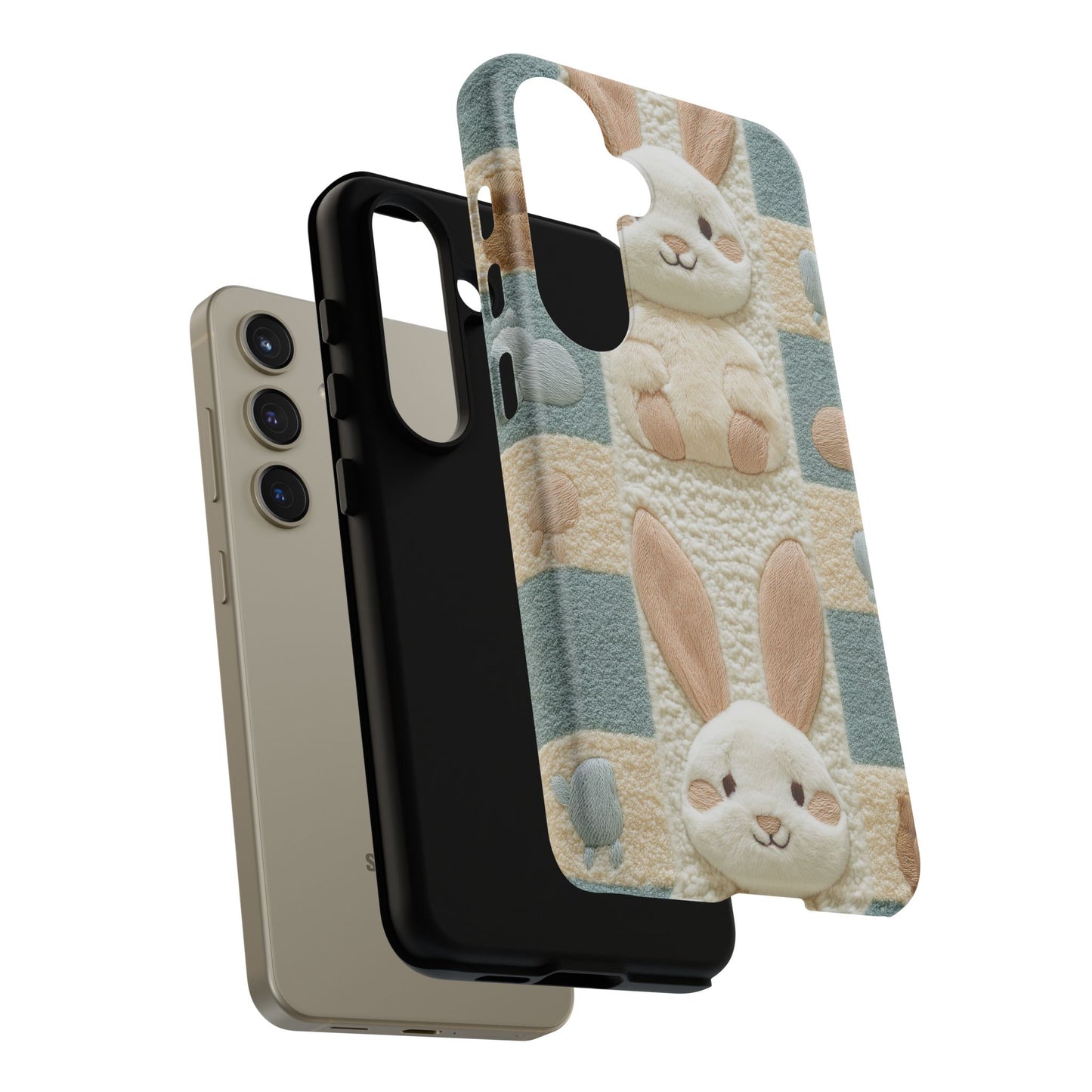 Adorable Rabbits Phone Case – Cute & Durable Protection - iPhone, Samsung, and Google case