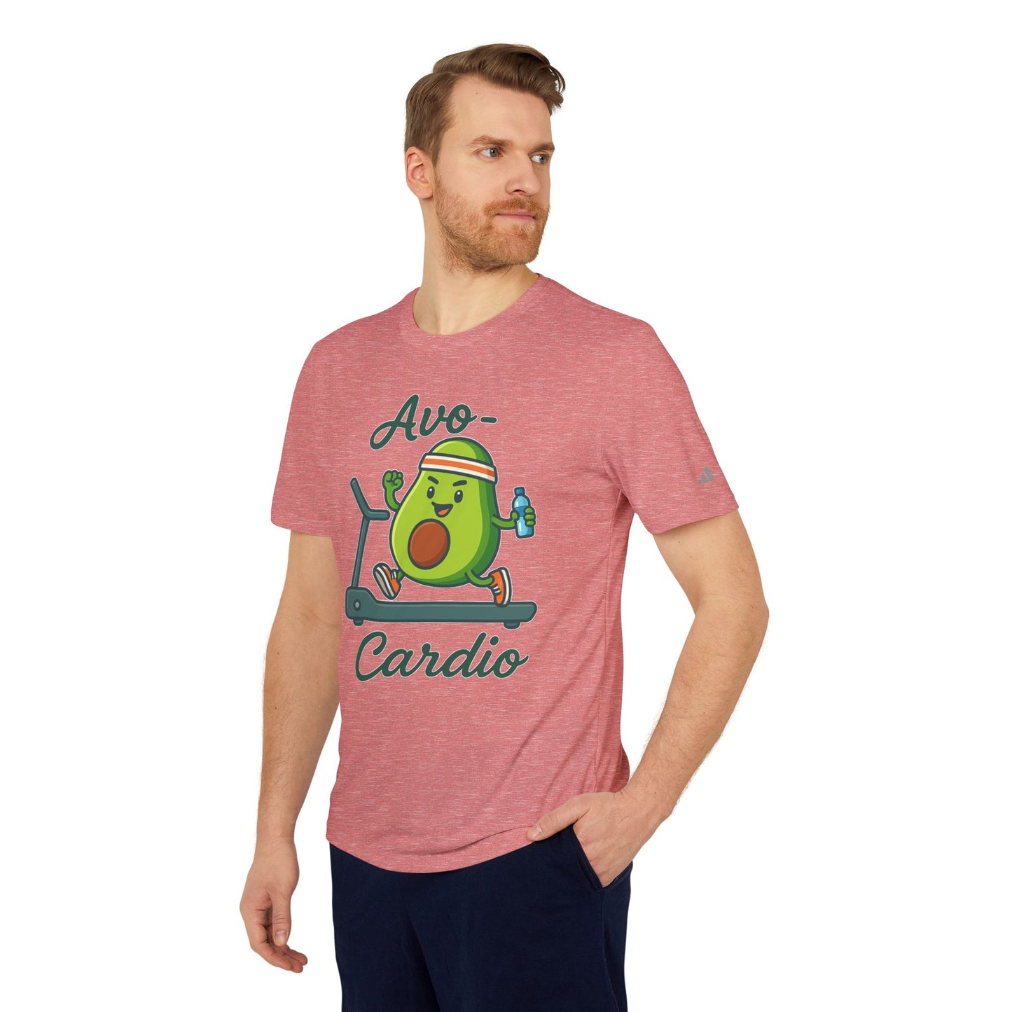 Adidas® Funny Avocado Cardio Workout Tee (Unisex)