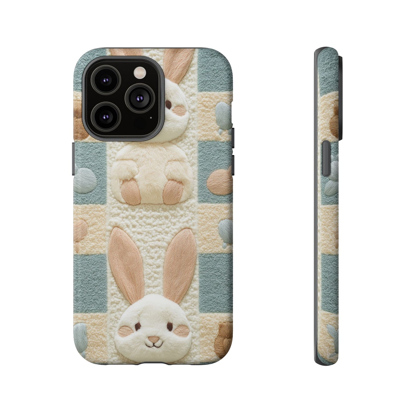 Adorable Rabbits Phone Case – Cute & Durable Protection - iPhone, Samsung, and Google case