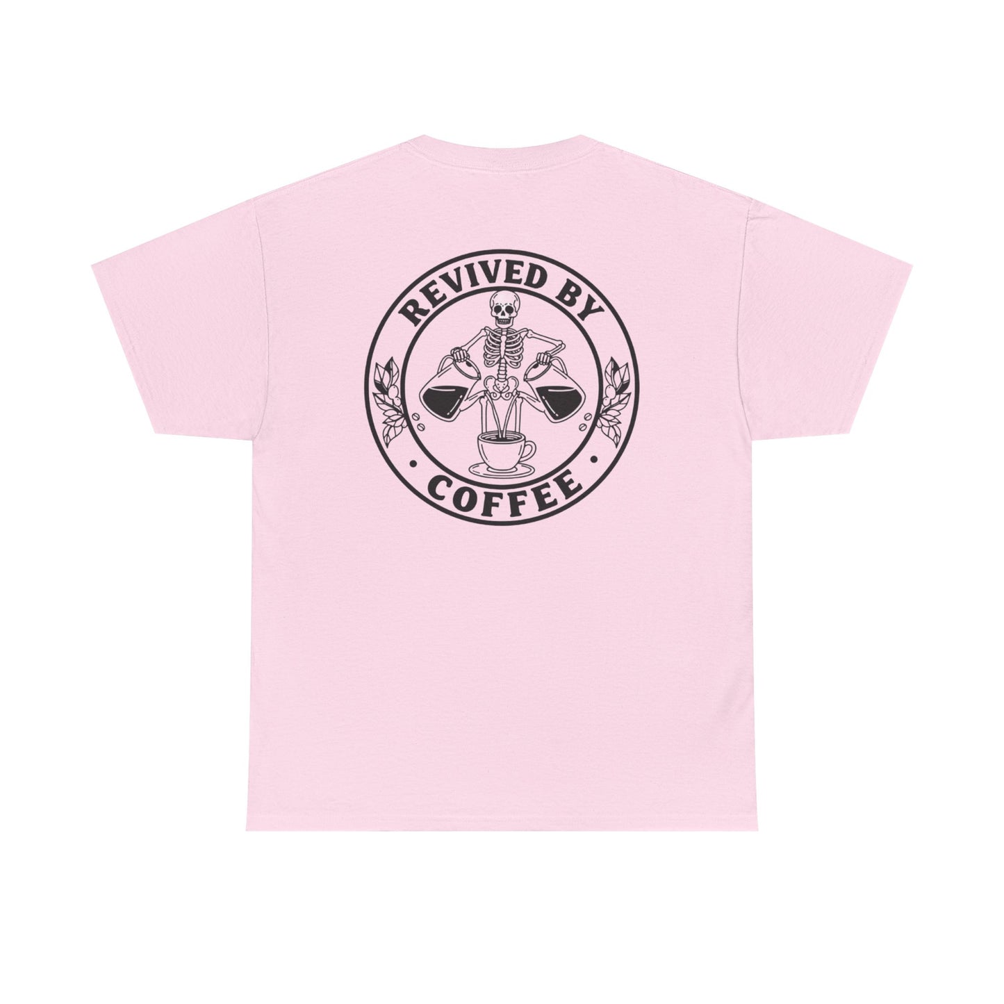 Revived by Coffee Unisex Heavy Cotton Tee - Perfect for Coffee Lovers