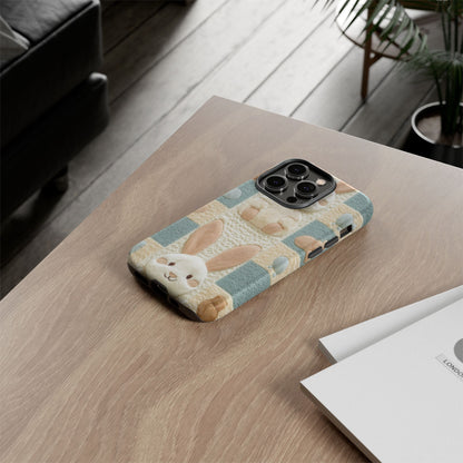 Adorable Rabbits Phone Case – Cute & Durable Protection - iPhone, Samsung, and Google case