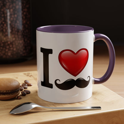 I Love Dad Accent Coffee Mug - Perfect Gift for Men - Father's Day Gift