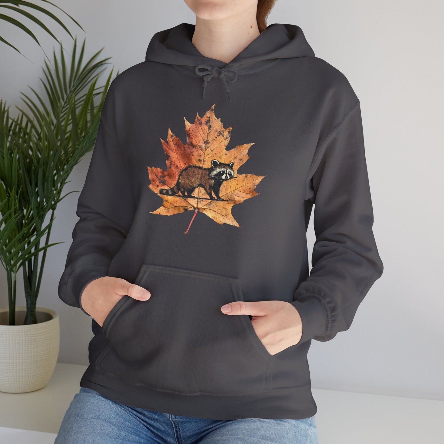 Raccoon Design Hoodie - Unisex Heavy Blend™ Hooded Sweatshirt