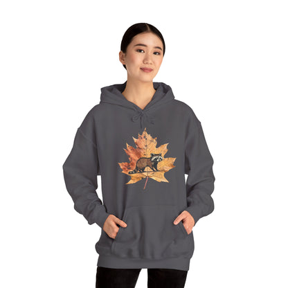 Raccoon Design Hoodie - Unisex Heavy Blend™ Hooded Sweatshirt