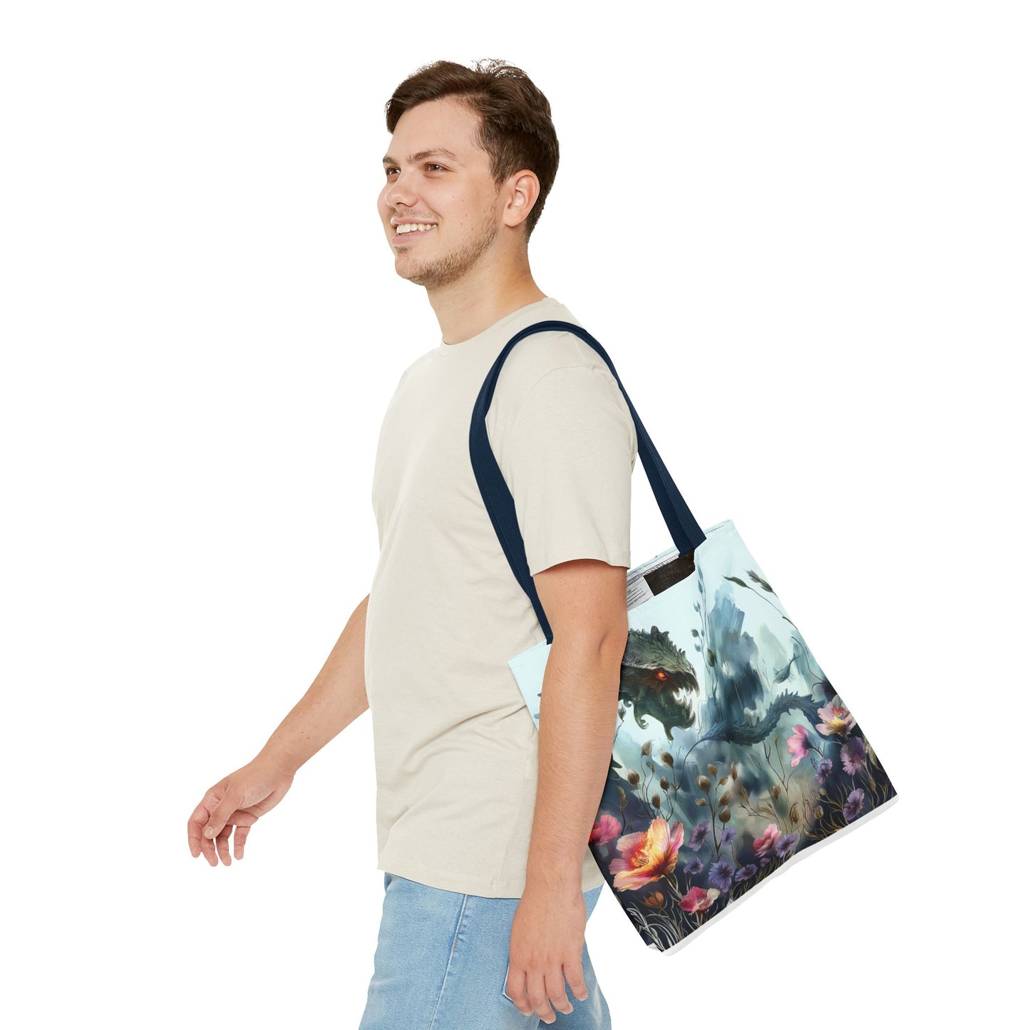 Mythical Dragon Tote Bag - Two side print design