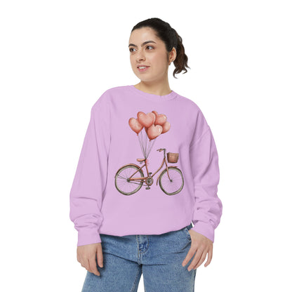 Vintage Bike Dreams: Unisex Garment-Dyed Sweatshirt