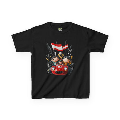 Youth Heavy Cotton™ Tee - Funny Race Car Graphic T-shirt for Kids