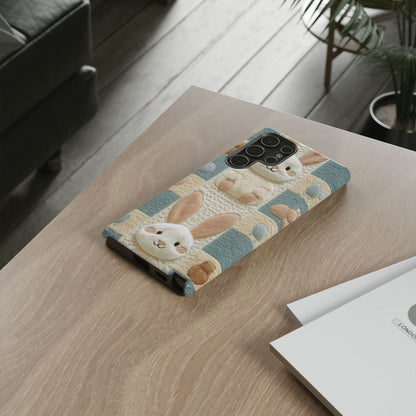 Adorable Rabbits Phone Case – Cute & Durable Protection - iPhone, Samsung, and Google case