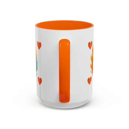 Bold Yin Yang Accent Coffee Mug – 11oz & 15oz – Perfect for Coffee Lovers
