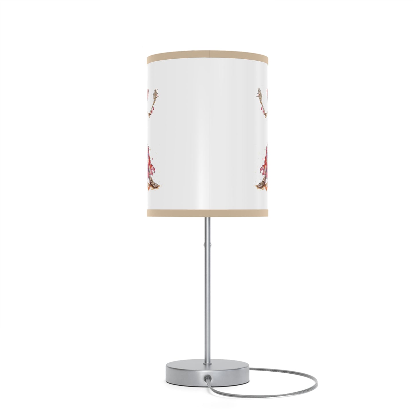 Lamp on a Stand, US|CA plug - Watercolor Skeleton Lamp - Table Lamps