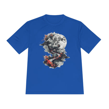 Unisex Wicking Tee Shirts - Beautiful Road Going up to Space T-shirt