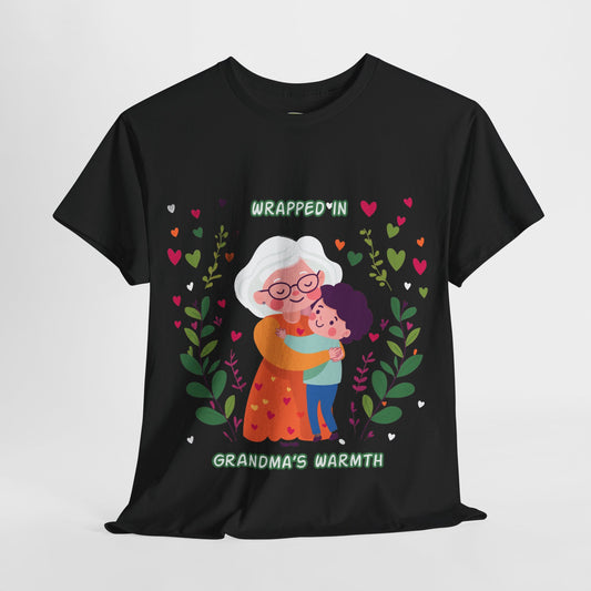 Grandma's Love Heavy Cotton Tee - Heartfelt Family Connection T-Shirt