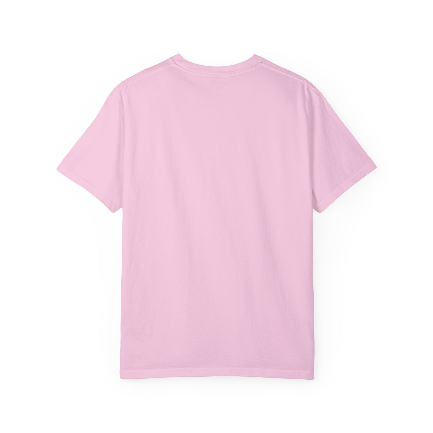 Unisex Garment-Dyed T-shirt - Journey of Heart - Train Tracks Coming out from Heart