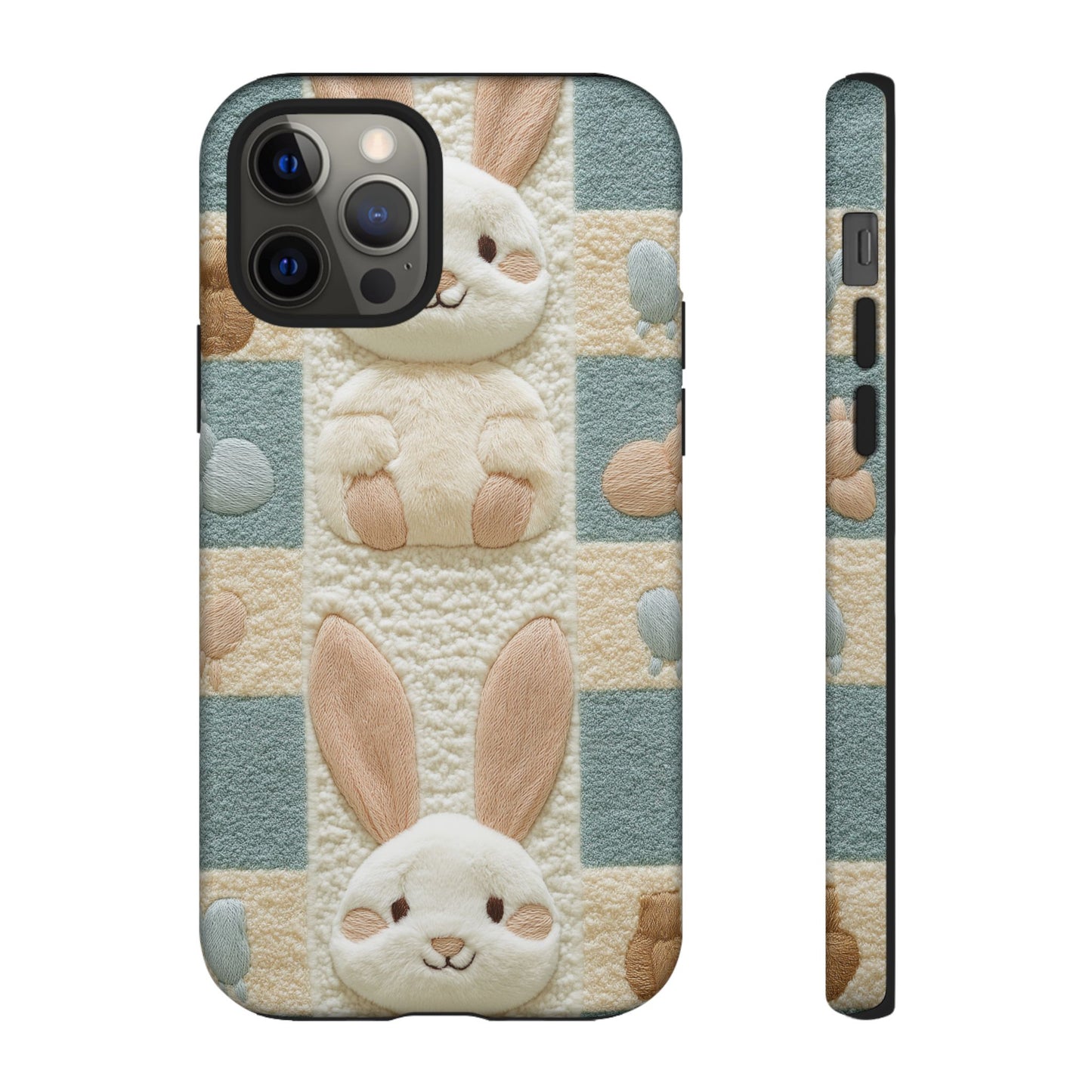 Adorable Rabbits Phone Case – Cute & Durable Protection - iPhone, Samsung, and Google case