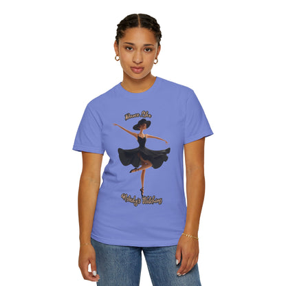 Ballet Inspired Woman's T-Shirt - 'Dance Like Nobody's Watching'