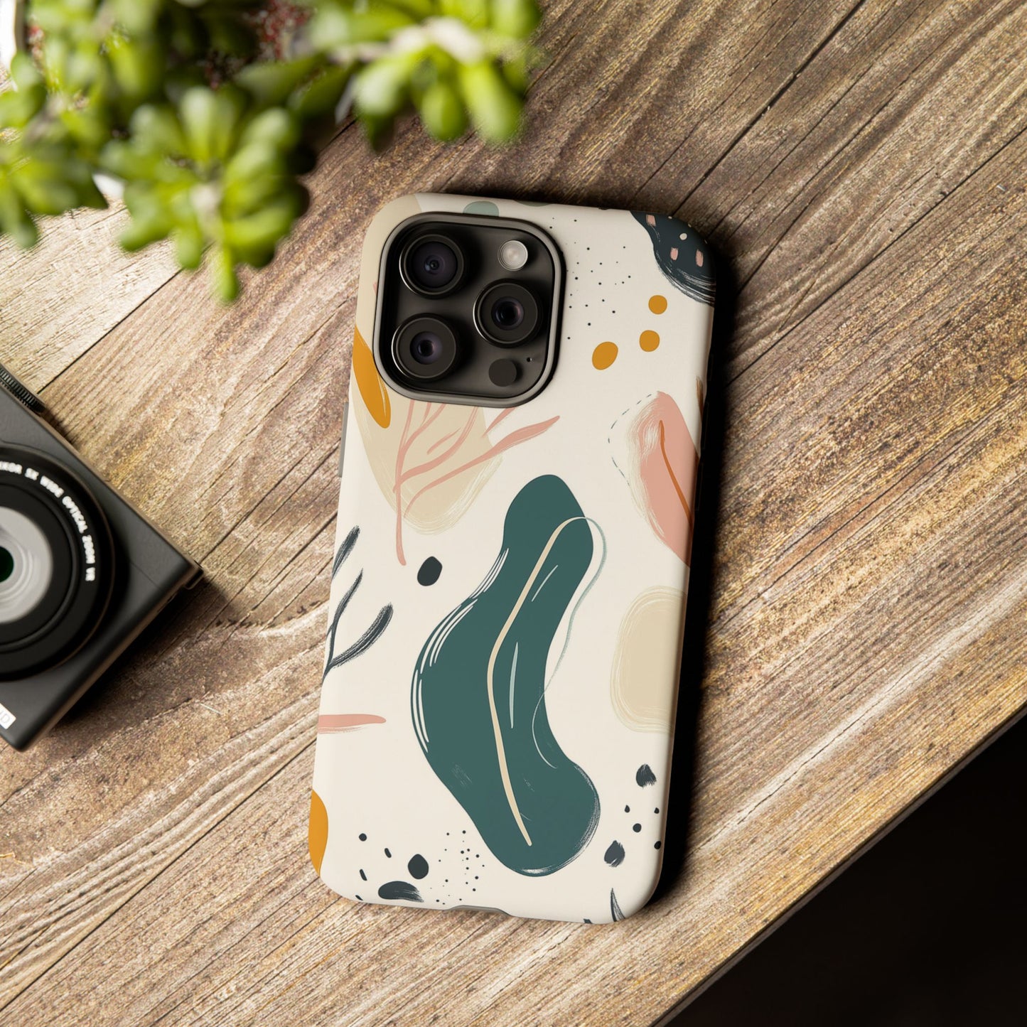 Phone Case with Abstract Art design - iPhone, Samsung, and Google case