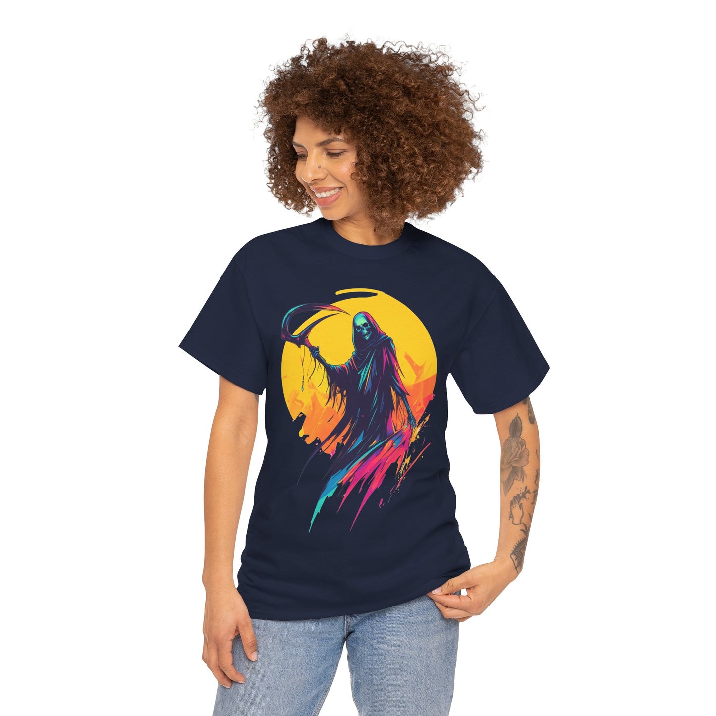 Spooky T-shirt - Unisex Heavy Cotton Tee - Halloween Tee
