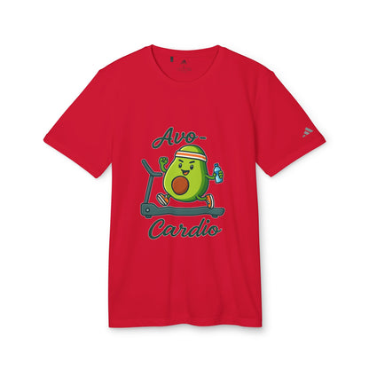 Funny Adidas Avocado Cardio T-Shirt, Unisex Workout Tee, Perfect Gift for Fitness Lovers, Gym Wear, Casual Style, Fitness Enthusiast Apparel