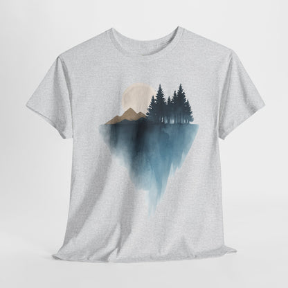 Scenic Nature Unisex Cotton Tee - Adventure Awaits