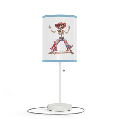 Lamp on a Stand, US|CA plug - Watercolor Skeleton Lamp - Table Lamps