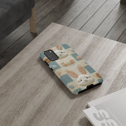 Adorable Rabbits Phone Case – Cute & Durable Protection - iPhone, Samsung, and Google case
