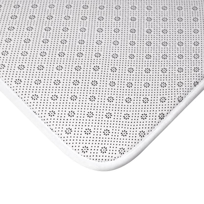  Anti-slip backing holds the bath mat 