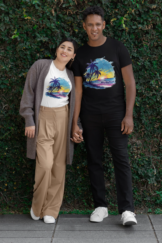 Island Beach Dreams T-shirt - Lightweight Fabric Tee