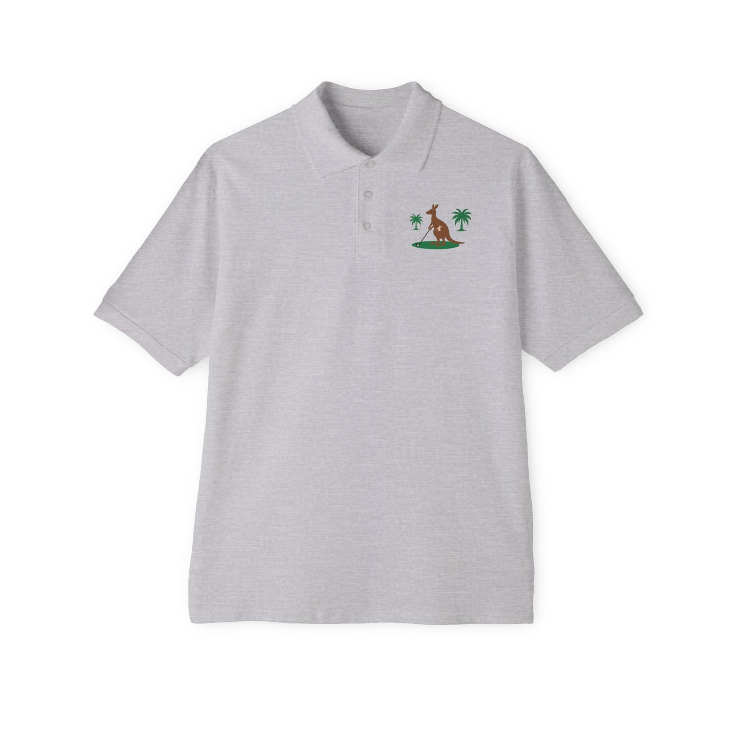 Comfortable cotton kangaroo golf shirt for outdoor activities