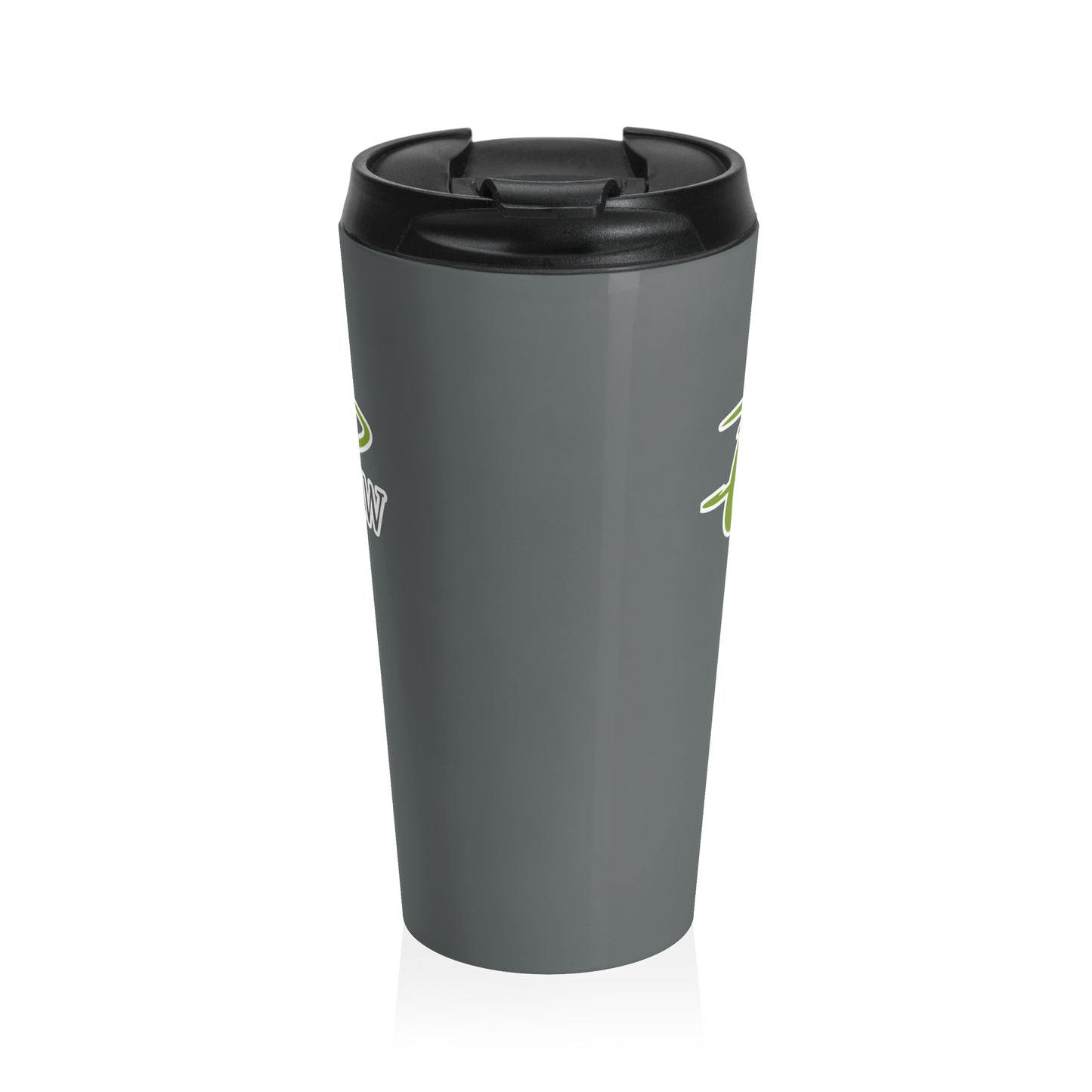 Flip-top lid travel mug