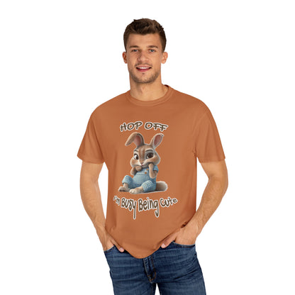 Soft Hand Garment Dyed Rabbit Shirt for Men