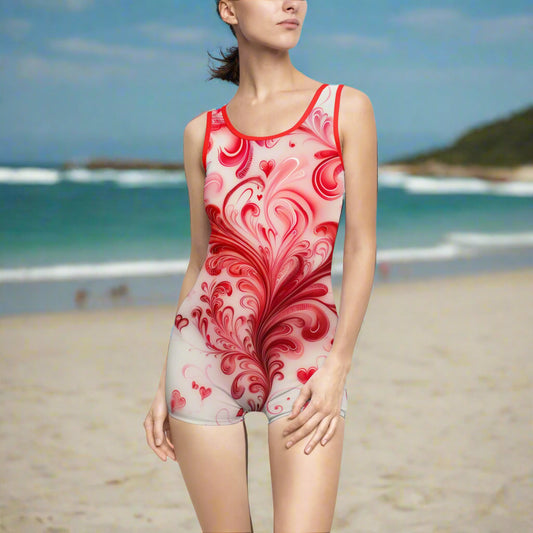 Floral vintage swimwear