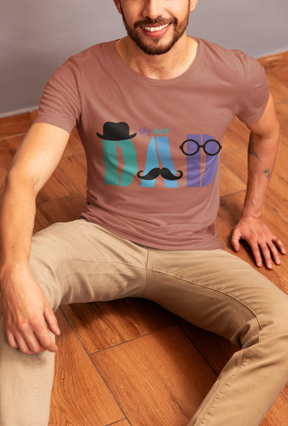 My Best Dad Tee, Father's Day Gift, Dad Shirt, Gift for Dad, Casual Wear, Birthday Gift for Dad