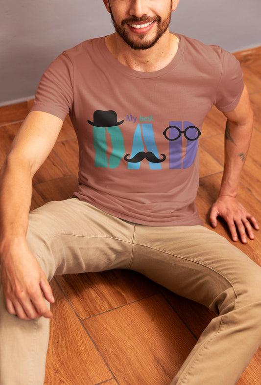 My Best Dad Tee, Father's Day Gift, Dad Shirt, Gift for Dad, Casual Wear, Birthday Gift for Dad