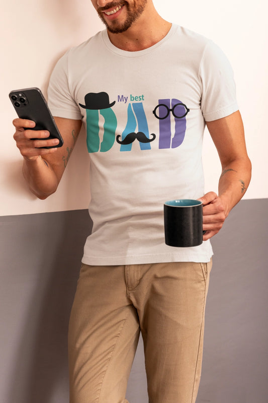 My Best Dad Tee, Father's Day Gift, Dad Shirt, Gift for Dad, Casual Wear, Birthday Gift for Dad