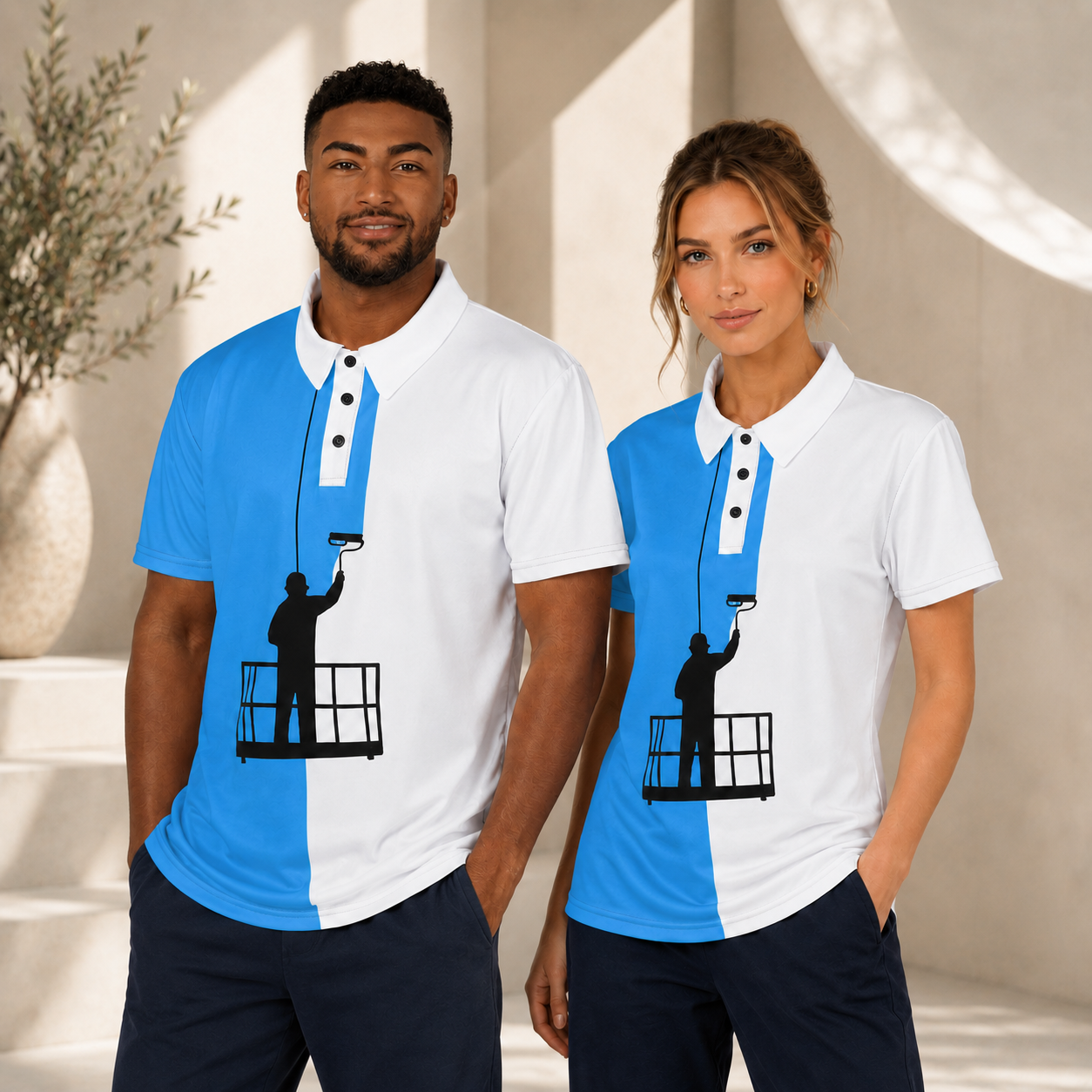 Painter's Unisex Polo Shirt - Perfect for Artists, Home Renovators, Gifts for DIY Enthusiasts, Summer