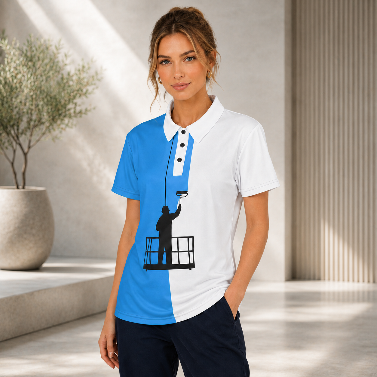 Painter's Unisex Polo Shirt - Perfect for Artists, Home Renovators, Gifts for DIY Enthusiasts, Summer