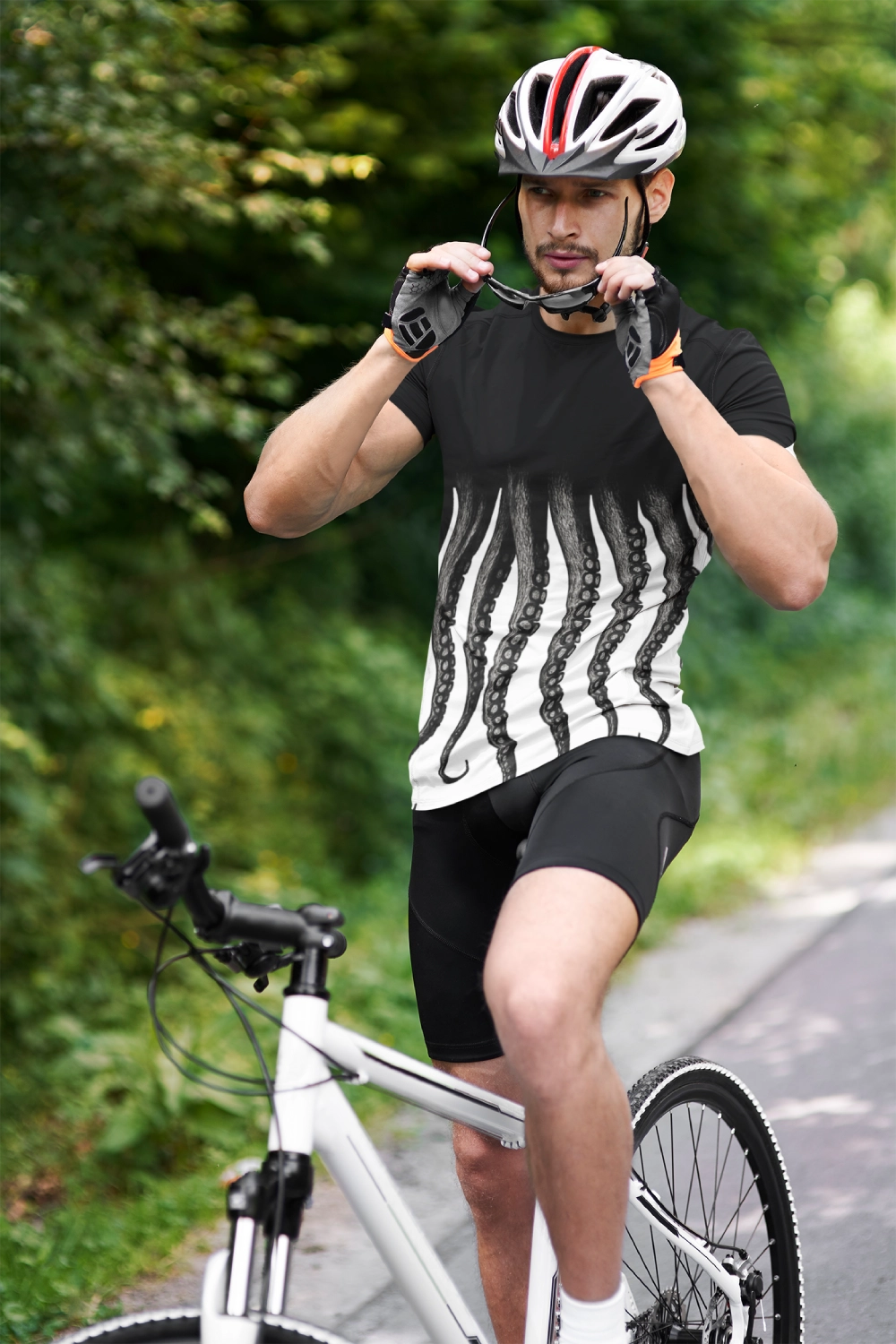 Men's Octopus Sports Jersey - Unique Tee for Ocean Lovers, Casual Wear, Beach Days, Nautical Gifts, Trendy Athletic Top